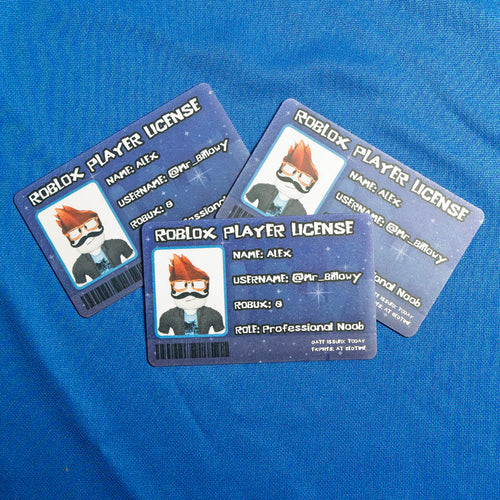 Custom Roblox ID Card