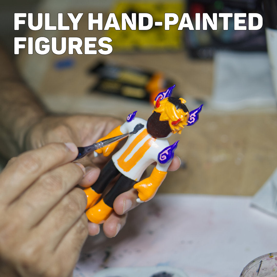 Full hand-painted roblox figures custom work 